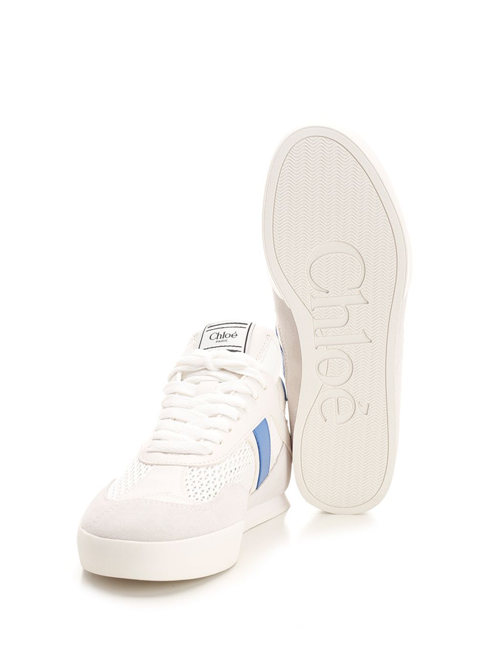 Chloé Kick Low-top Sneakers In White