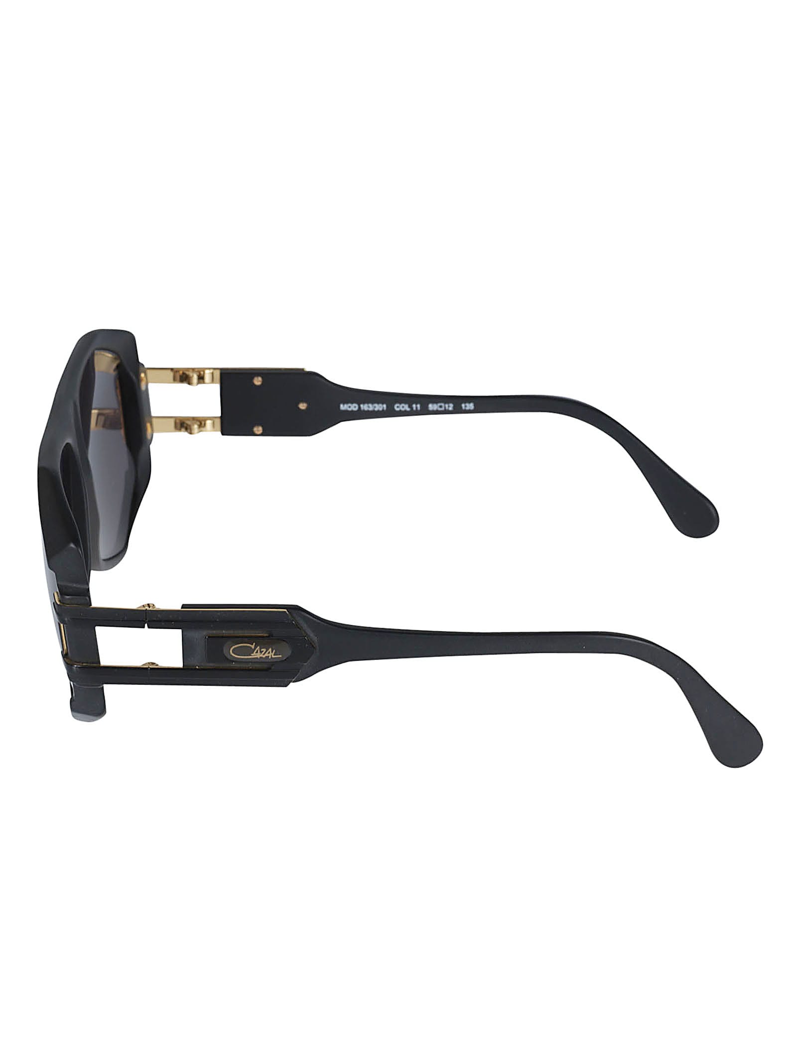 Shop Cazal Wayfarer Sunglasses In Col 011 Black