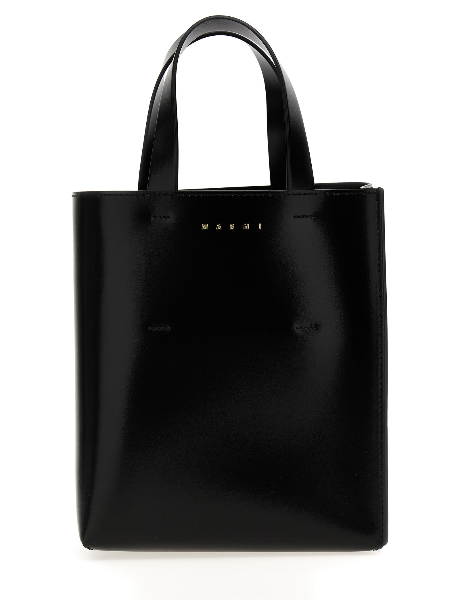 Shop Marni Museo Mini Handbag In Black