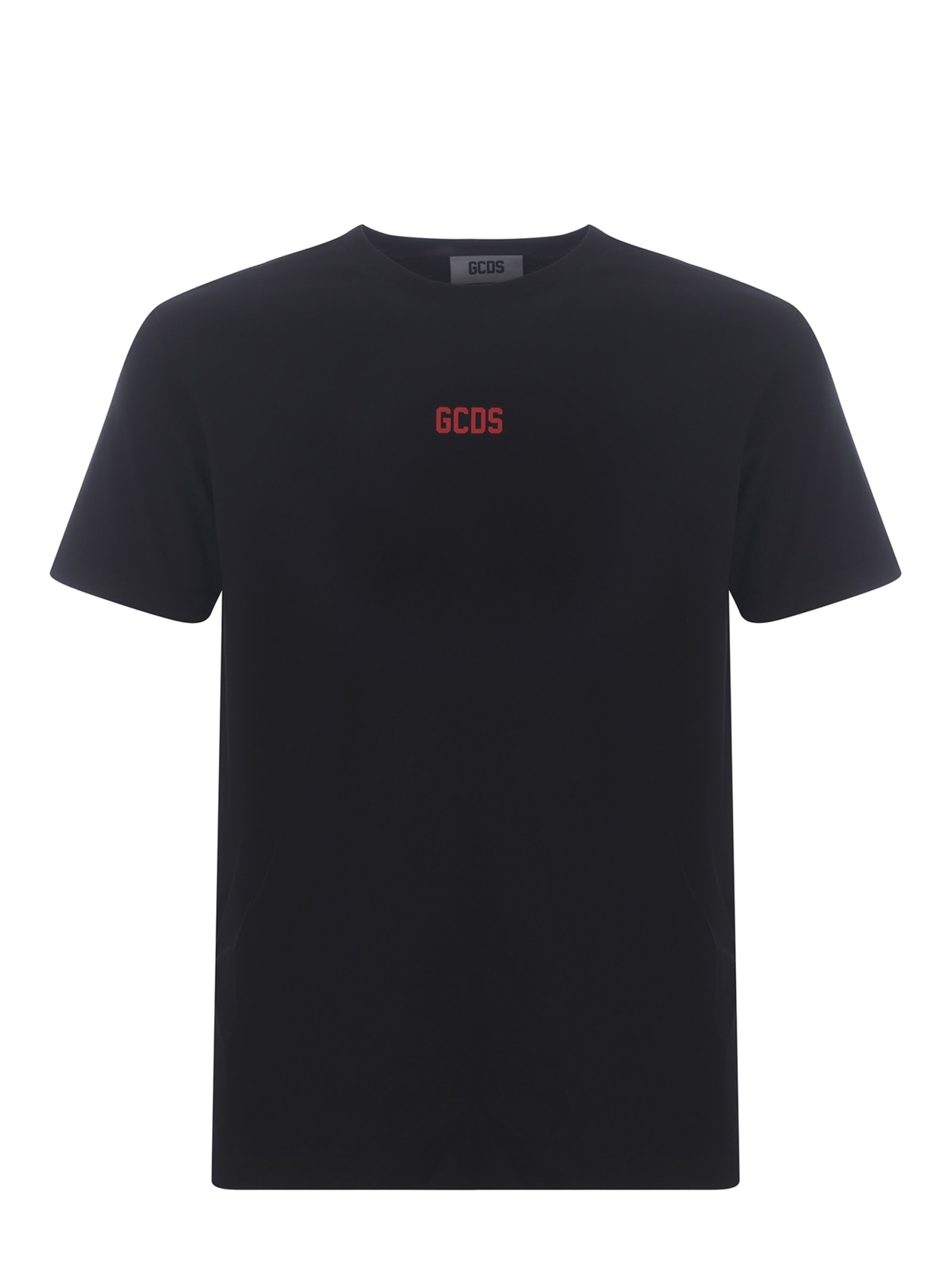 Shop Gcds T-shirt  Made Of Cotton In Nero