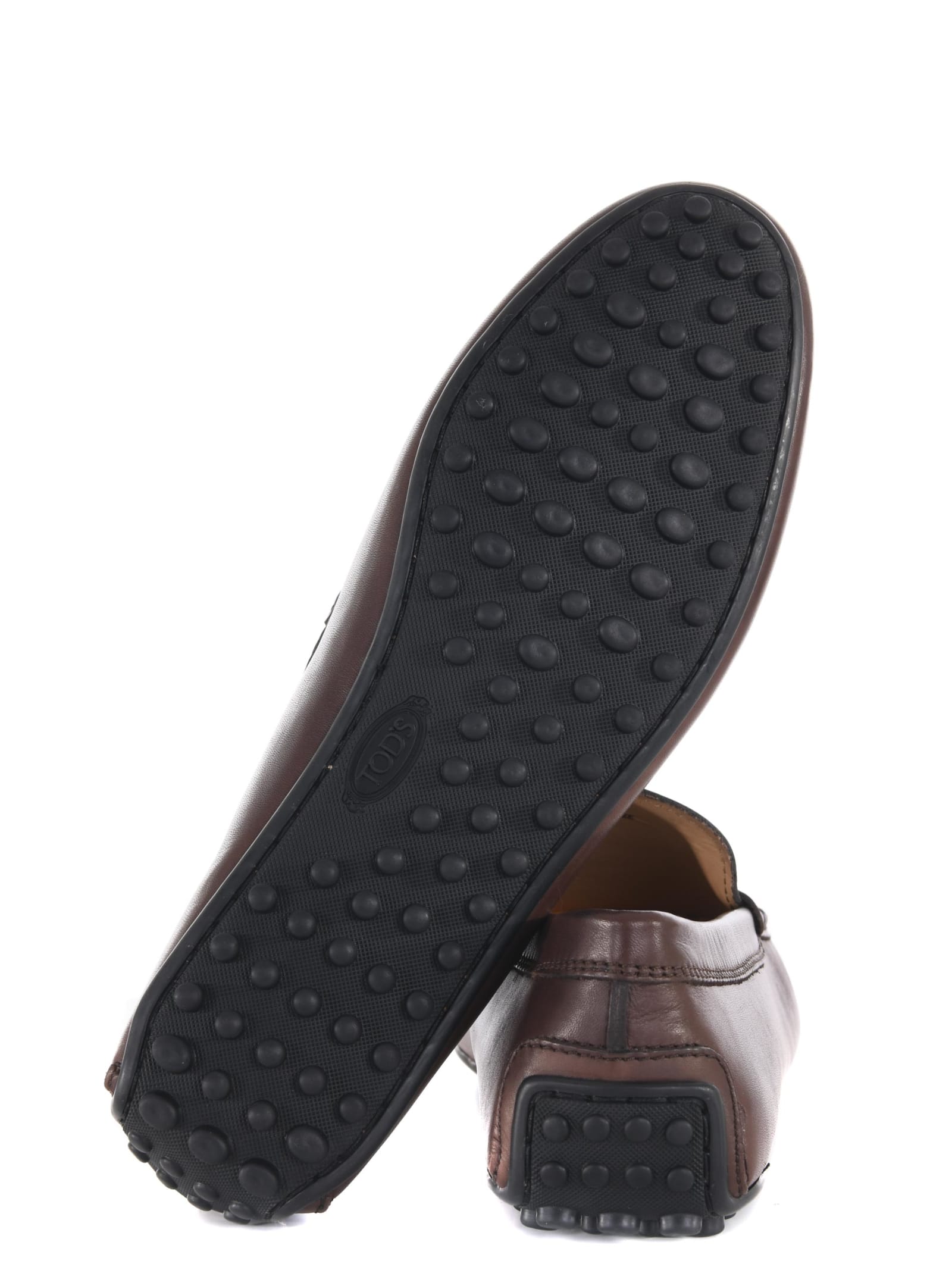 Shop Tod's Tods Loafer In Marrone