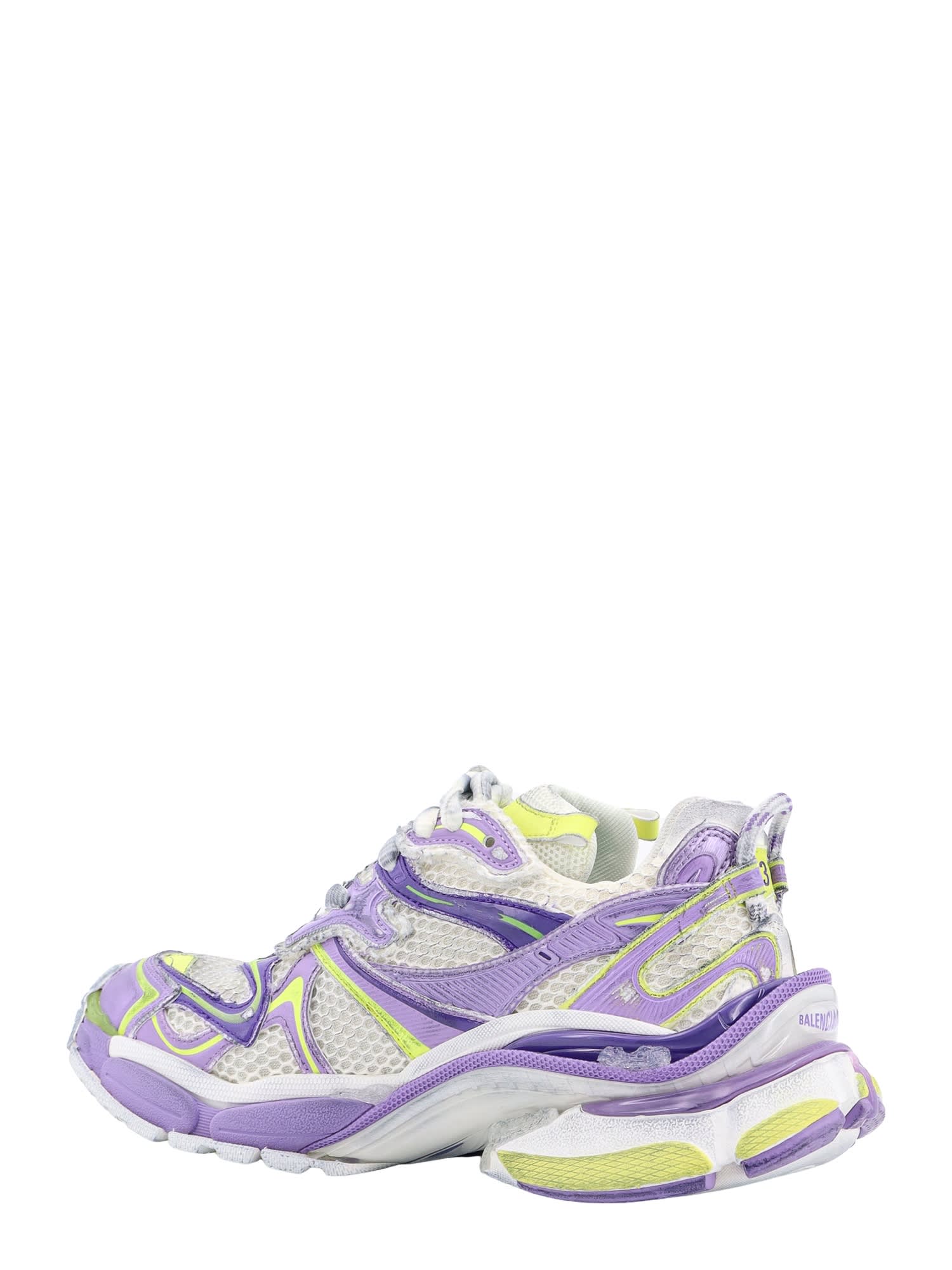 Shop Balenciaga Runner 2 Sneakers In Purple