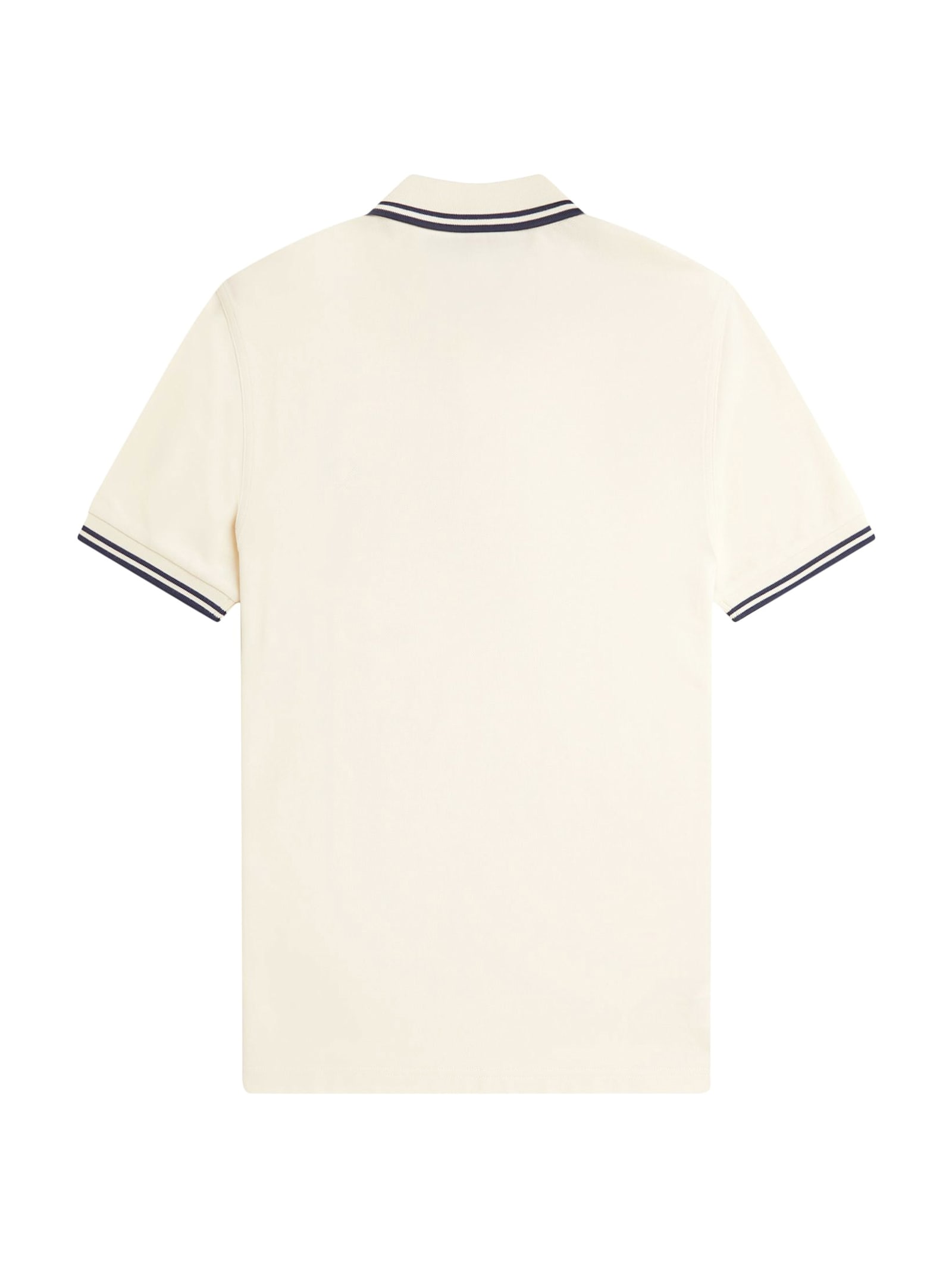 Fred Perry Polo With Logo In Ercu/tennis Blue