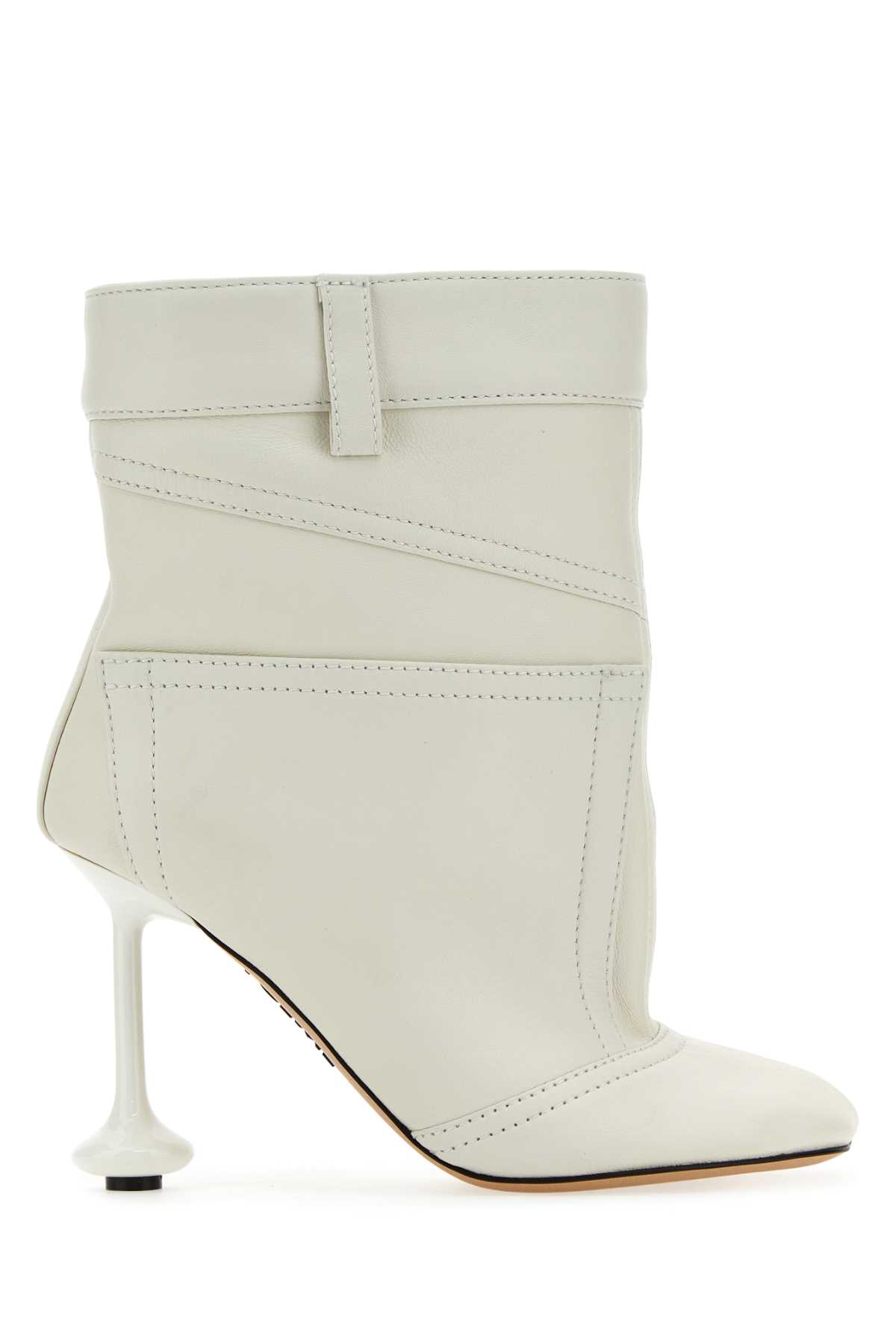 Loewe Ivory Nappa Leather Toy Ankle Boots