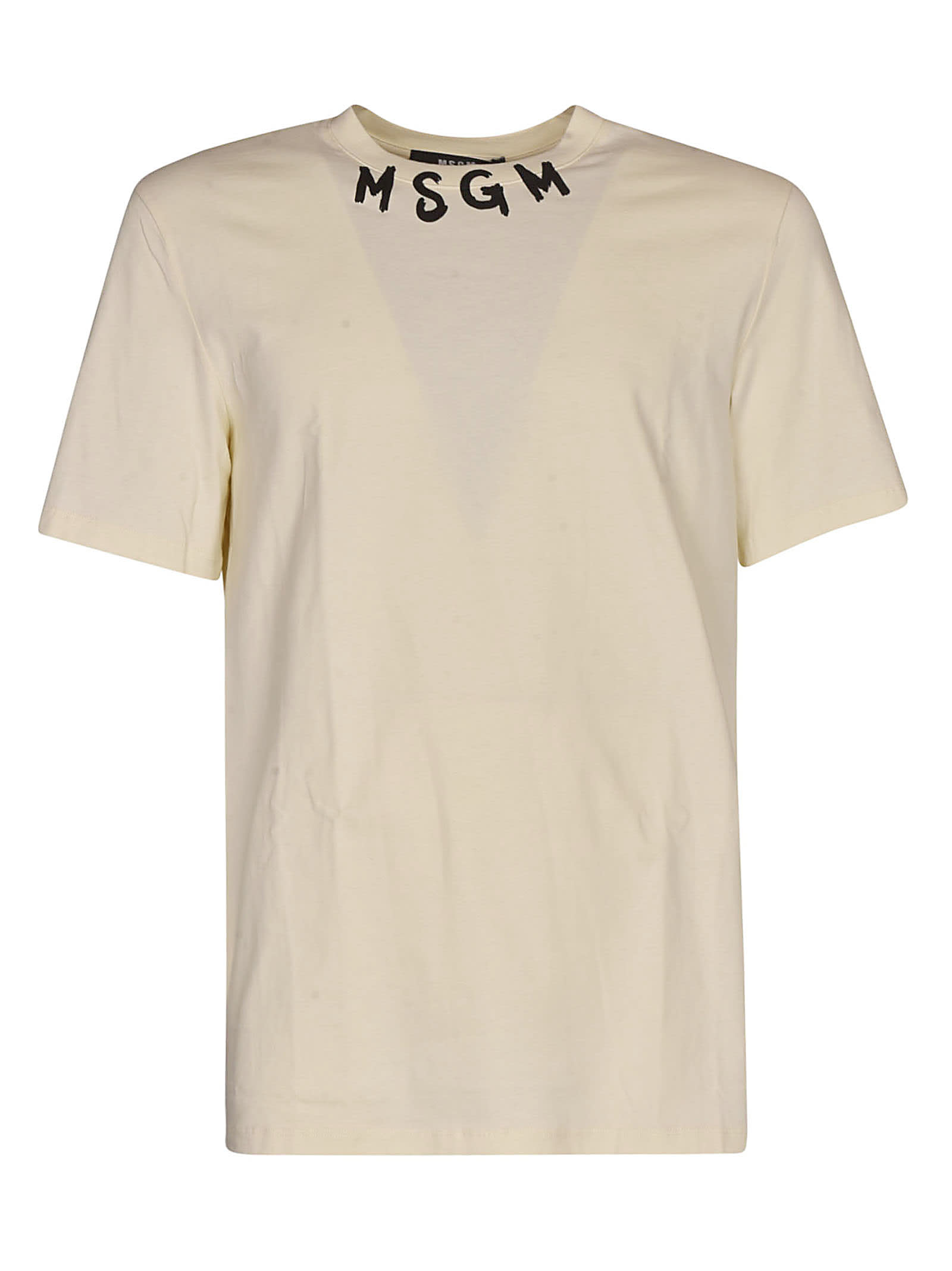 MSGM Neck Logo T-shirt