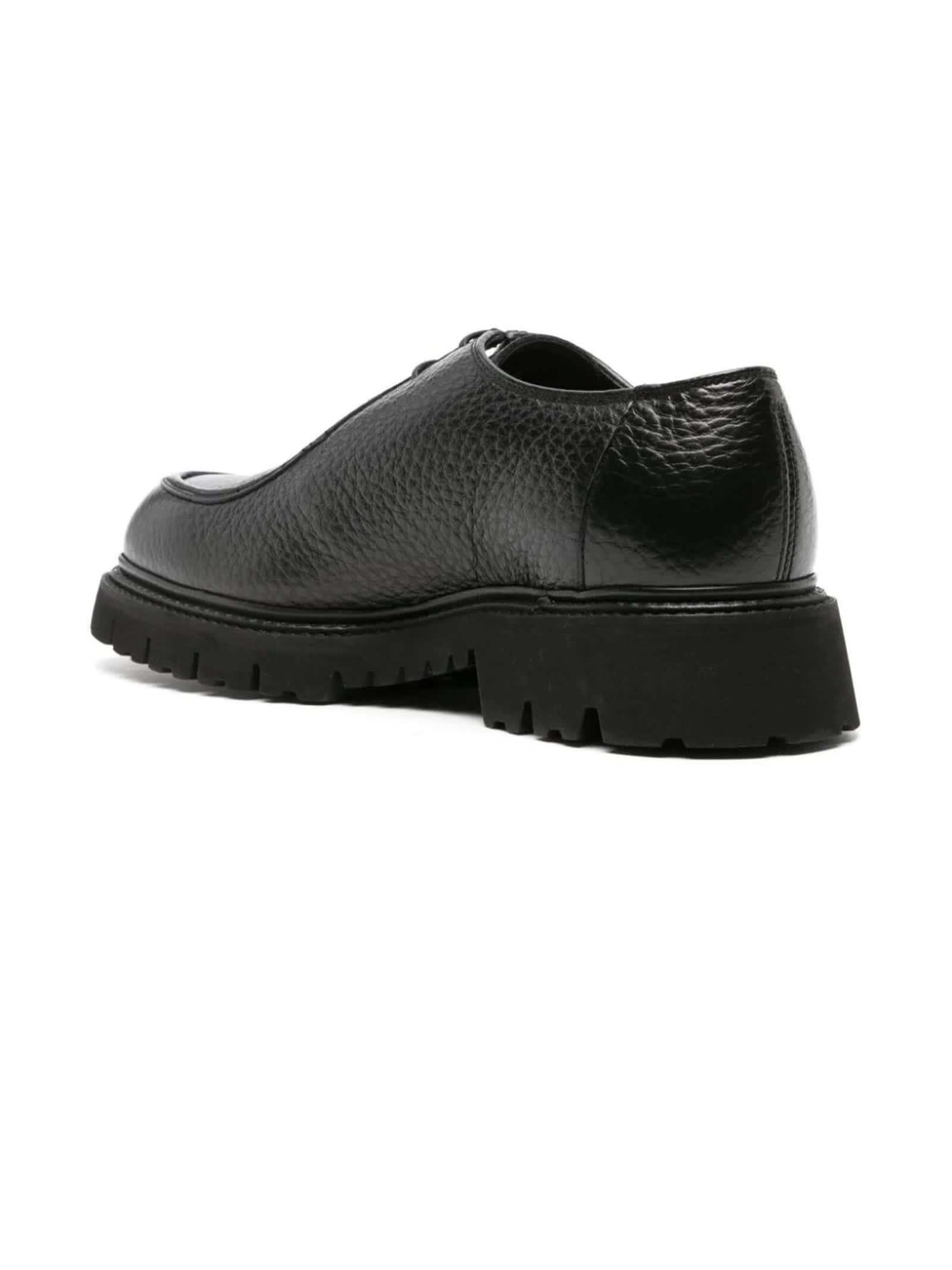 Shop Doucal's Doucals Flat Shoes Black