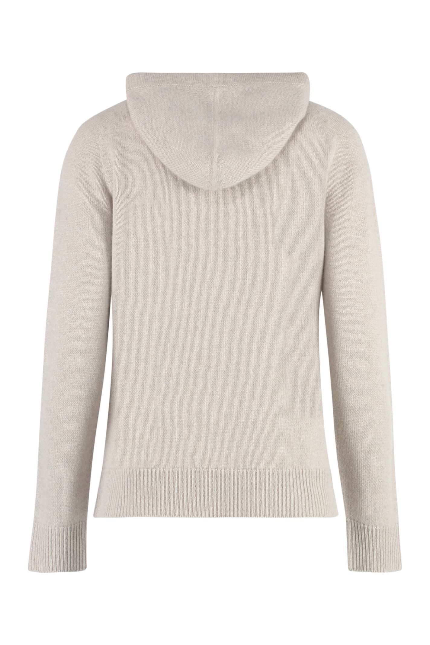 Shop 's Max Mara Virgola Knitted Hoodie In Powder