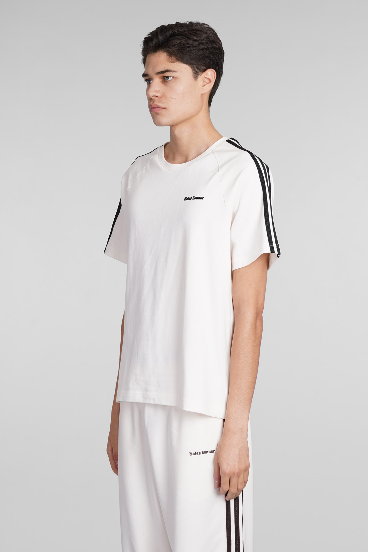 Shop Adidas Originals By Wales Bonner T-shirt In White Cotton