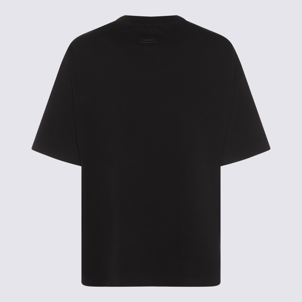 Shop Fear Of God Black Cotton T-shirt