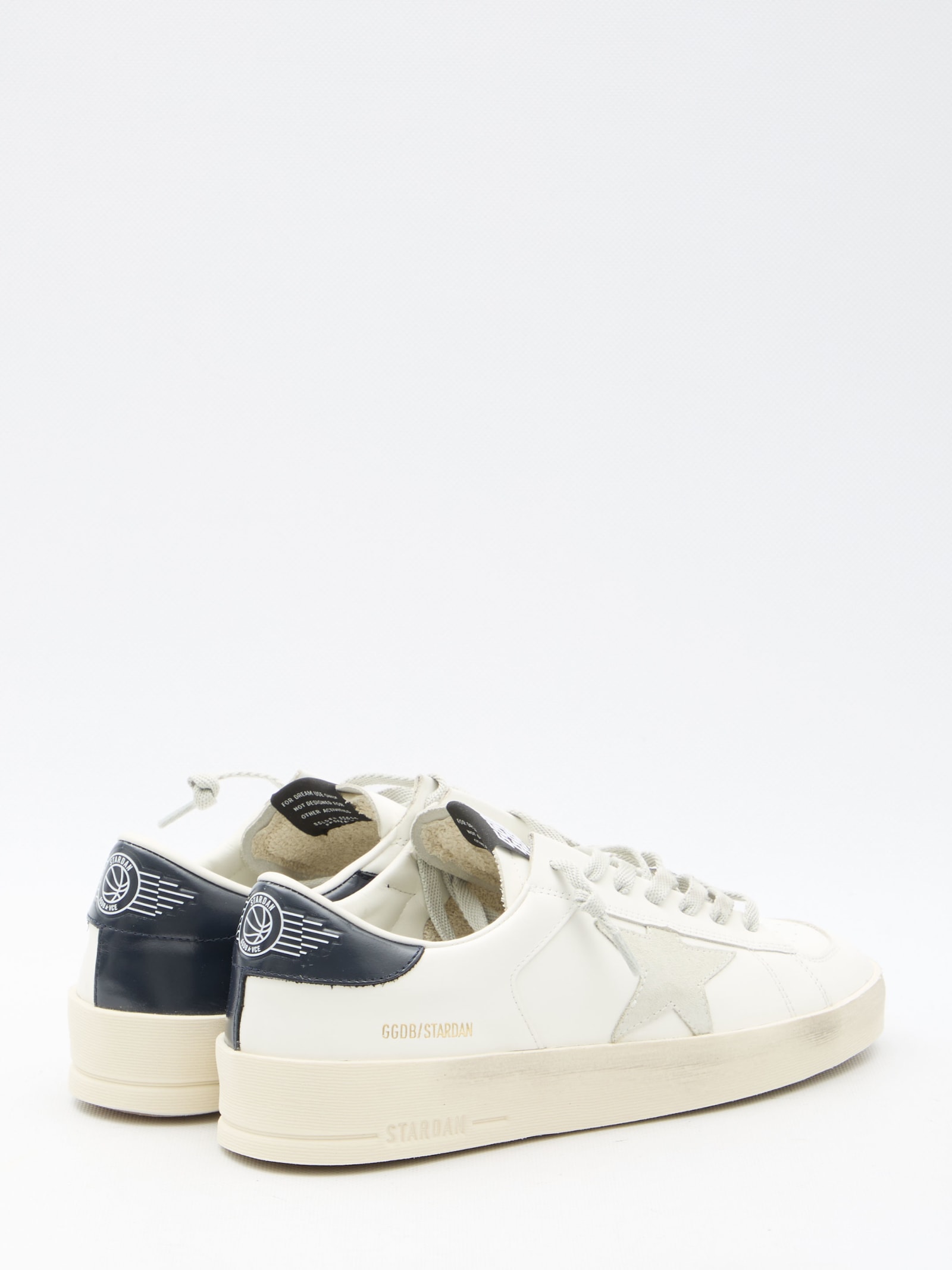 Shop Golden Goose Stardan Sneakers In White