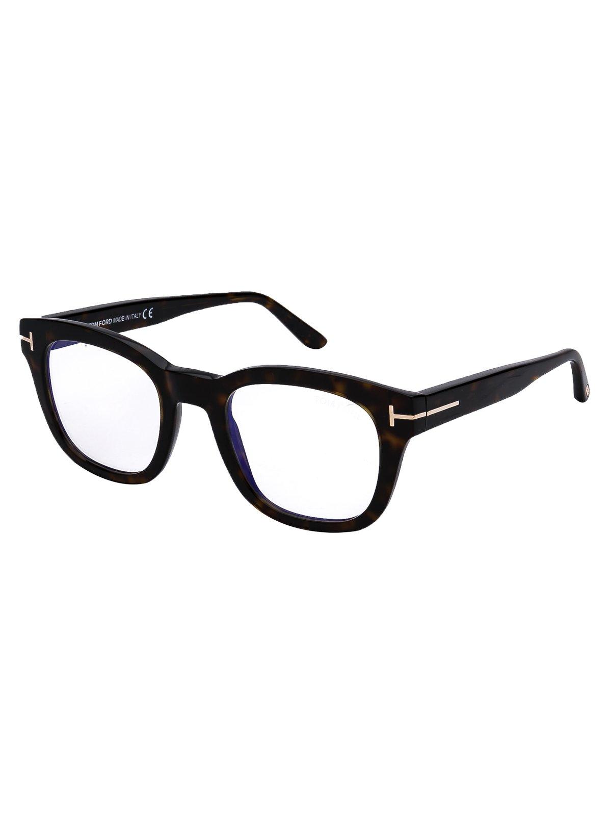 Tom Ford Square Frame Glasses In Black