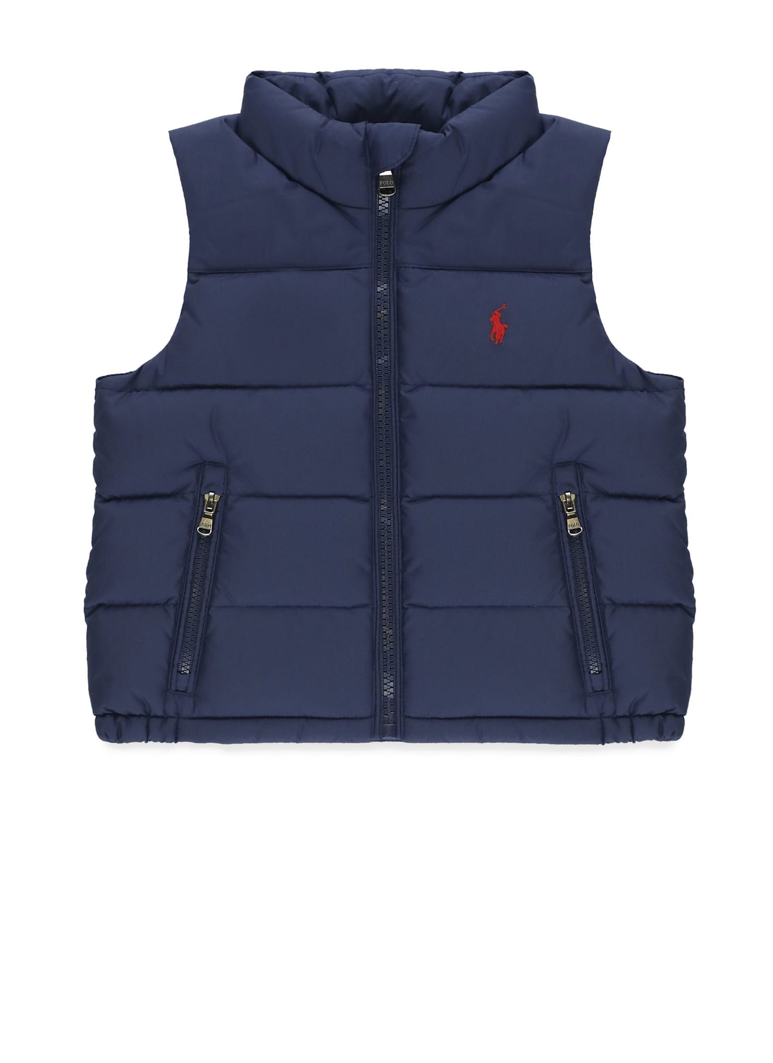 Ralph Lauren Padded And Quilted Vest In Black