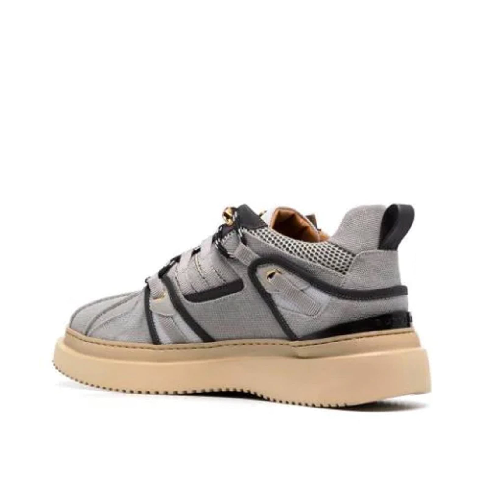 Shop Buscemi Fabric Sneakers In Gray