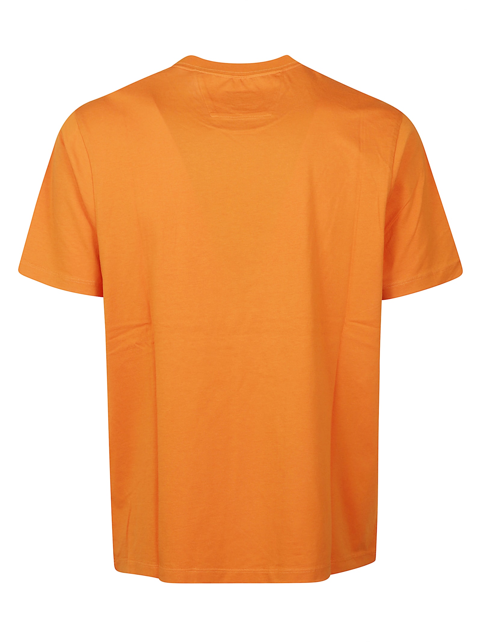 C.p. Company T-shirt Mit Logo-detail In Orange