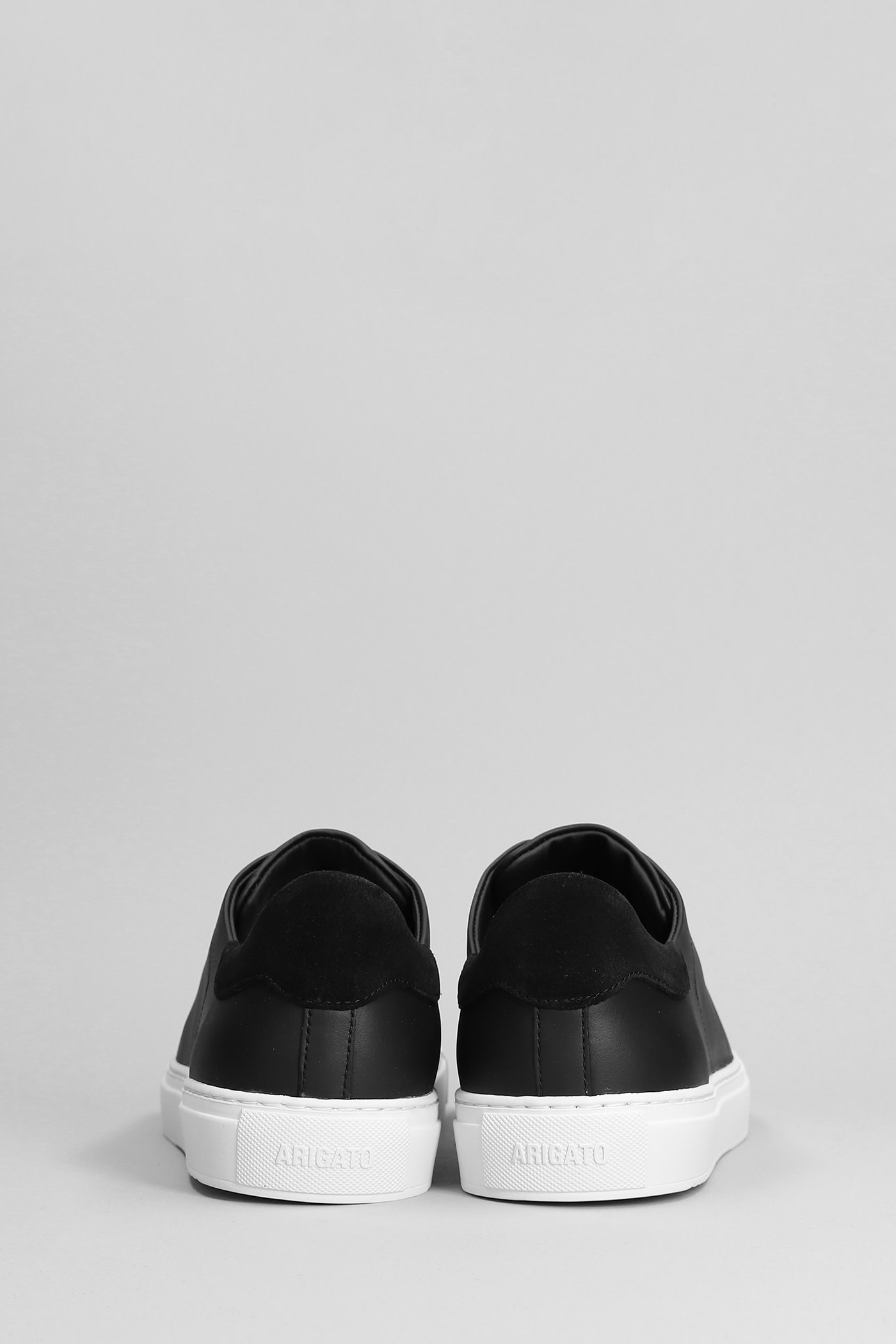 Shop Axel Arigato Clean 90 Sneakers In Black Suede And Leather In Nero Bianco