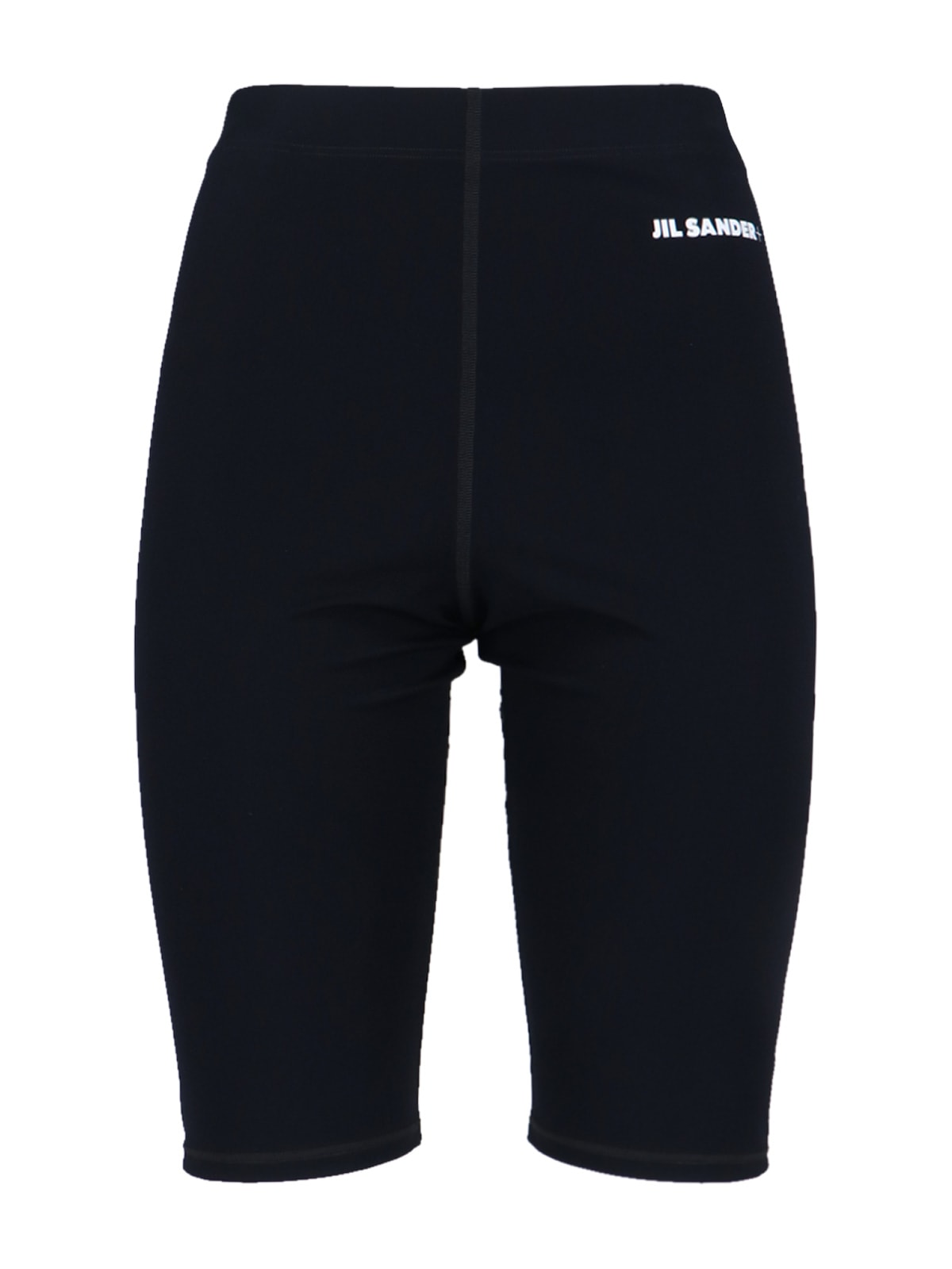 Jil Sander Straight Knee Length Tailored Trousers Style In Black