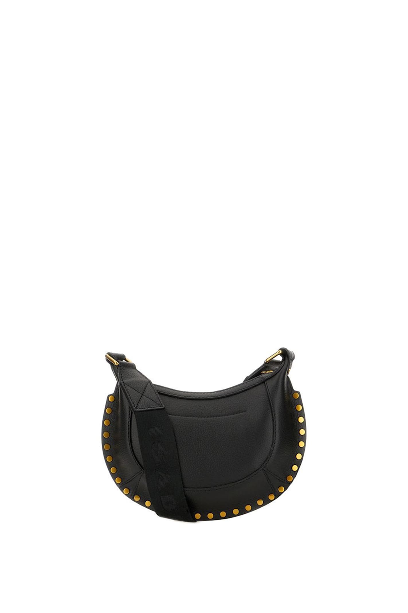 Shop Isabel Marant Mini Moon Shoulder Bag In Black