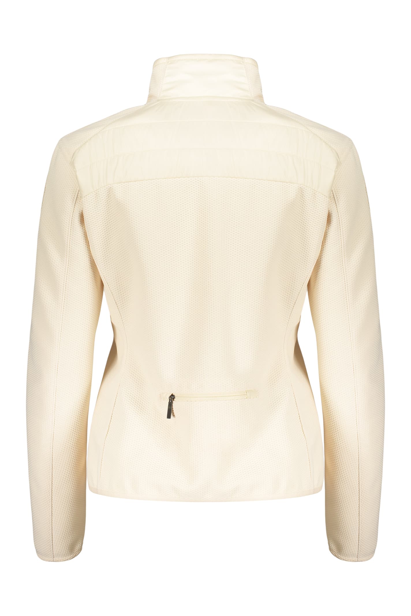 Parajumpers Lightweight Beige Jacket With Modern Colored Zipper In Neutral