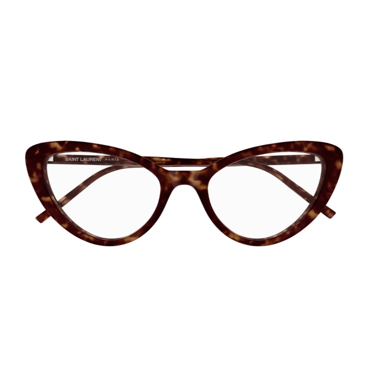 Shop Saint Laurent Sl 777 Sl Logo 002 Havana Scuro Glasses