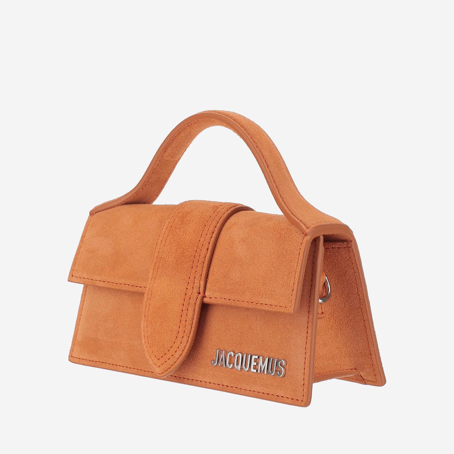 Jacquemus Womens Terracotta Le Bambino Leather Top Handle Bag In Brown