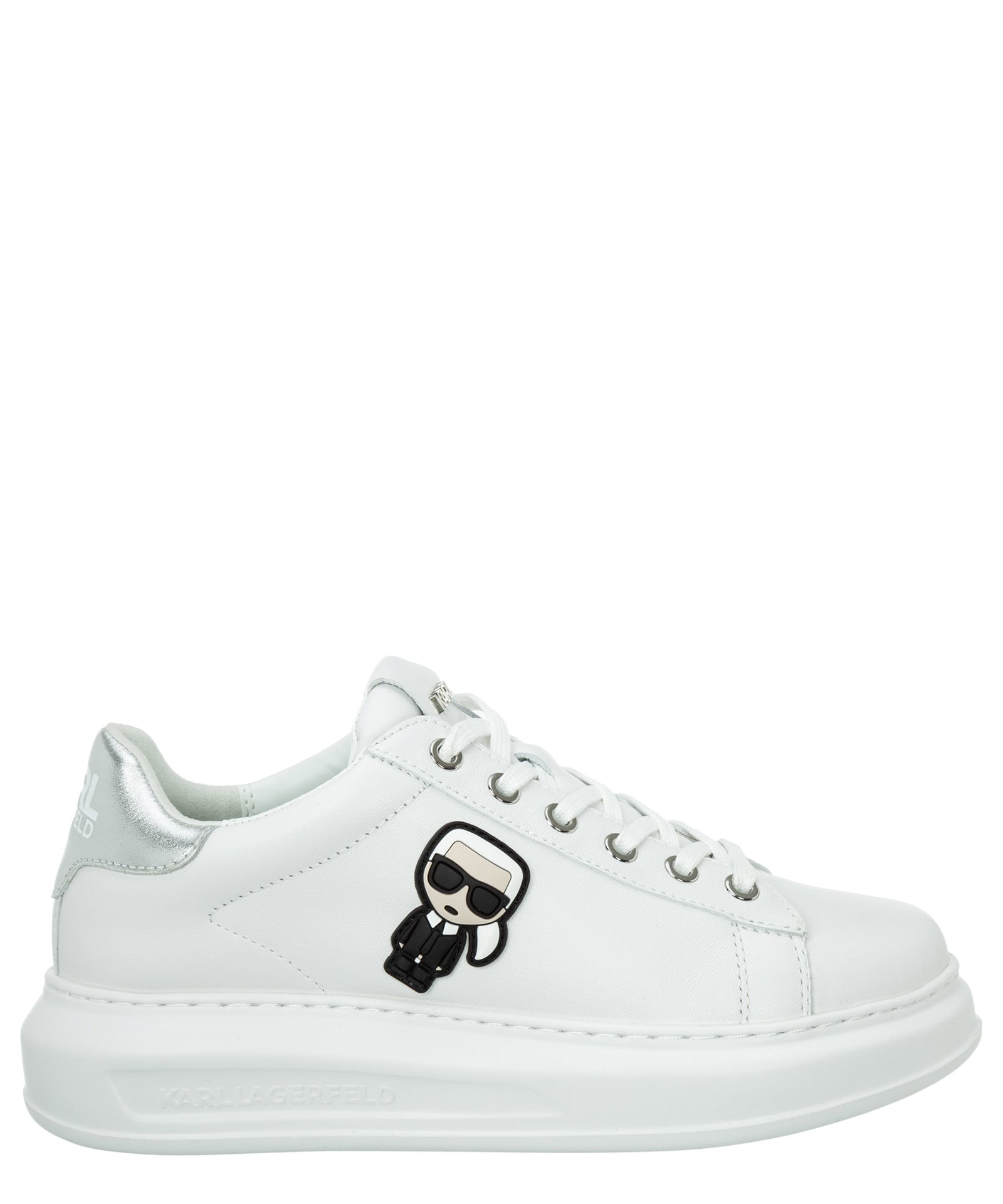 Karl Lagerfeld K/ikonik Kapri Leather Sneakers