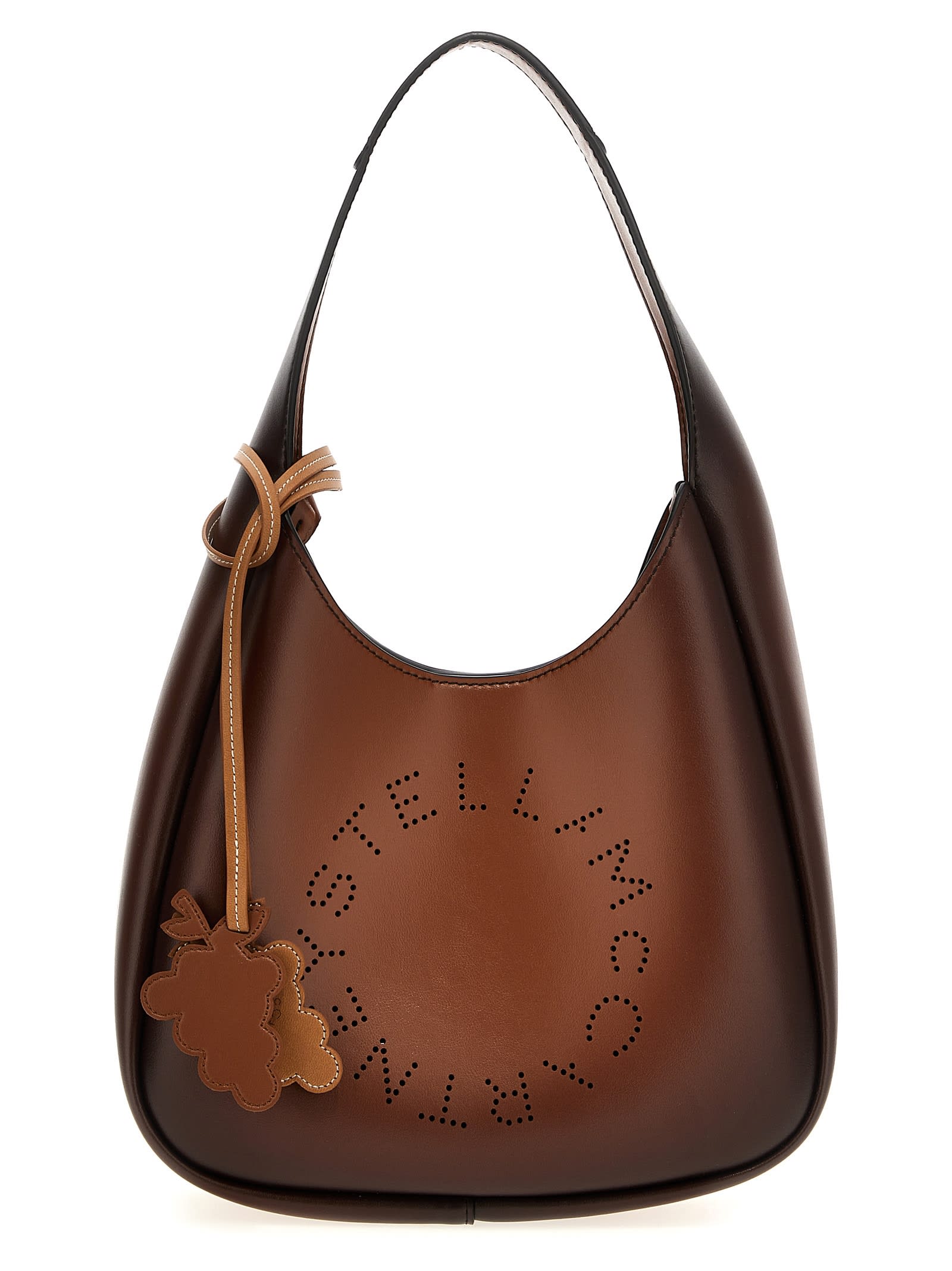 Shop Stella Mccartney Tote Hobo Shoulder Bag In Brown