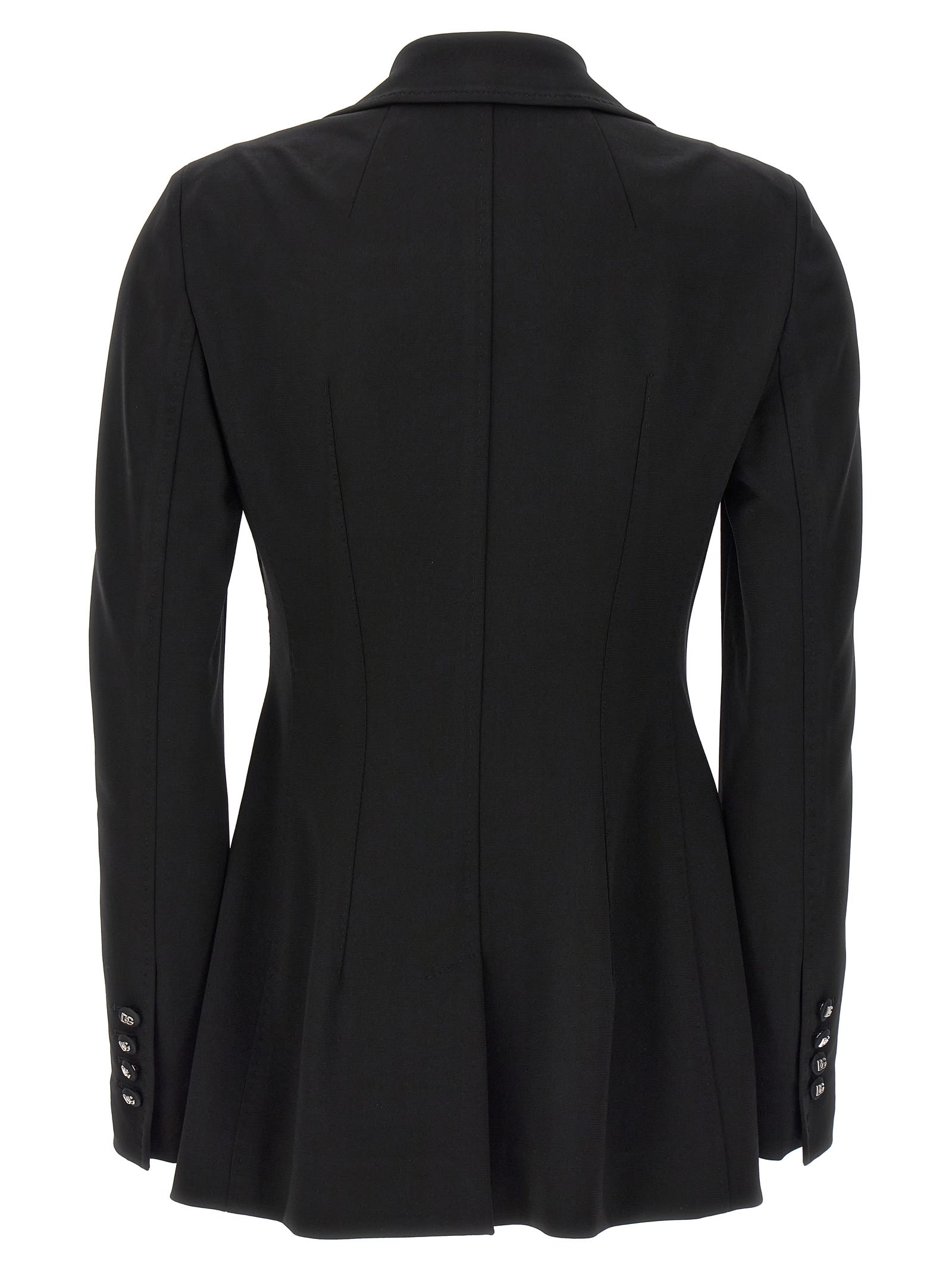 Shop Dolce & Gabbana Single-breasted Turlington Blazer In Nero