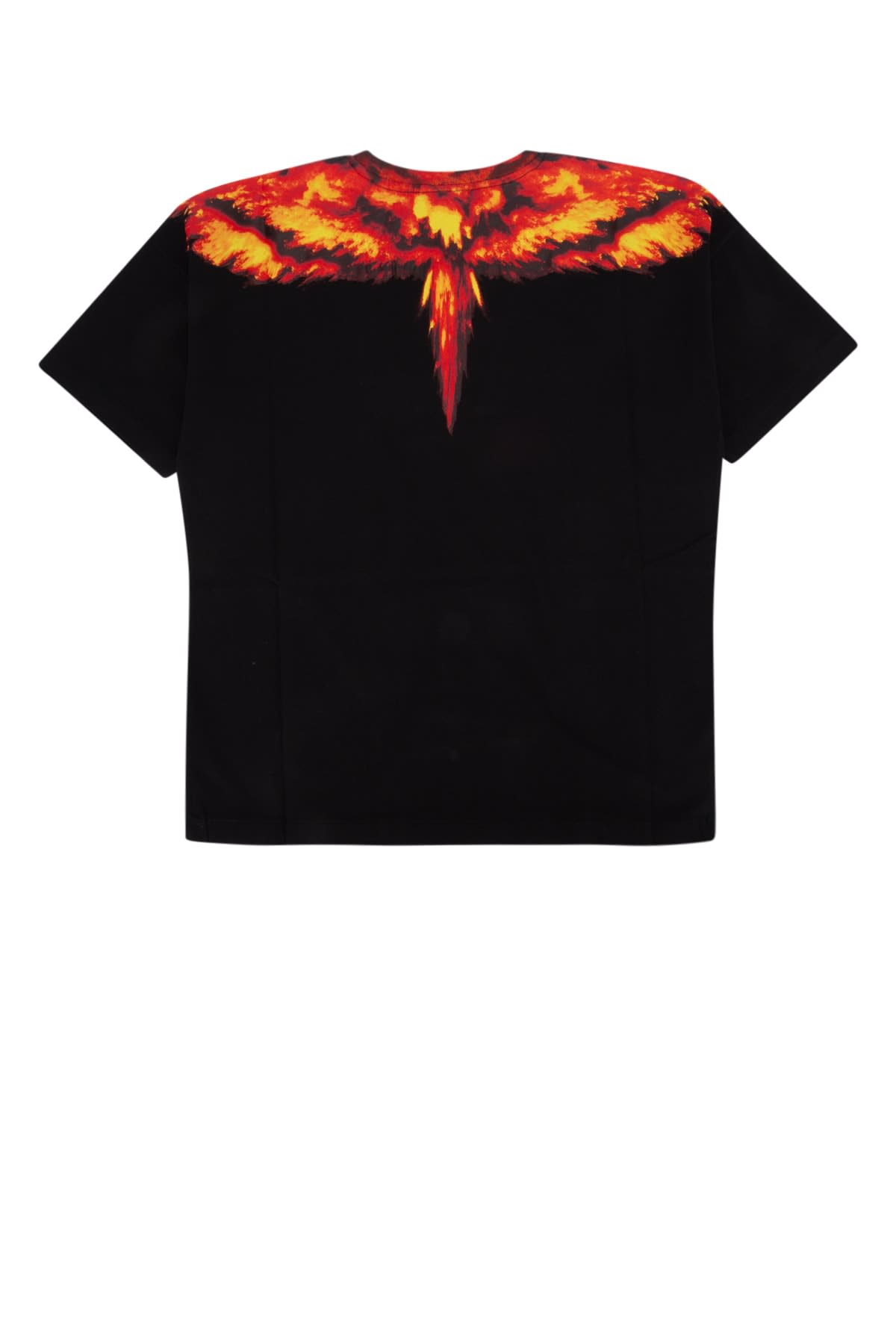 Shop Marcelo Burlon County Of Milan Colordust Wings Over T-shirt Black Red In Blackred