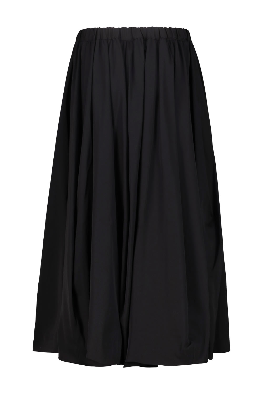 Comme Des Garçons Wool Skirt In Black