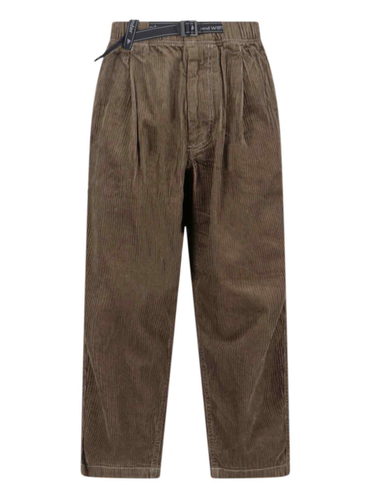 And Wander Corduroy Pants With Belt
