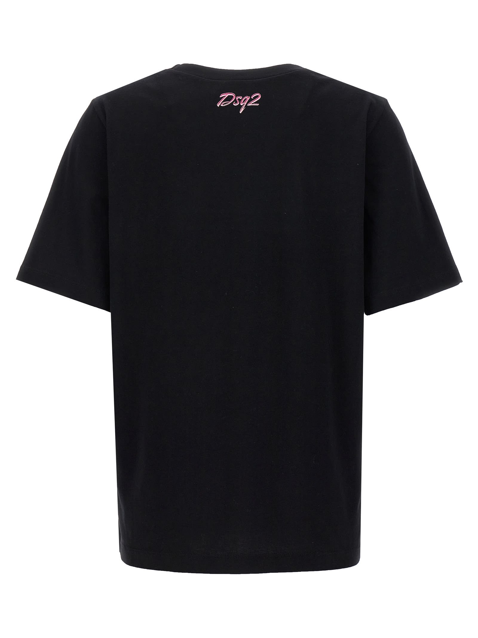 Shop Dsquared2 Printed T-shirt In Black