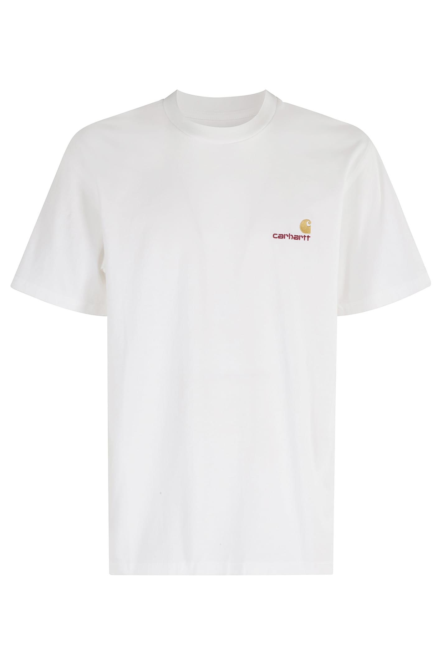 Carhartt White Script American T-shirt In White