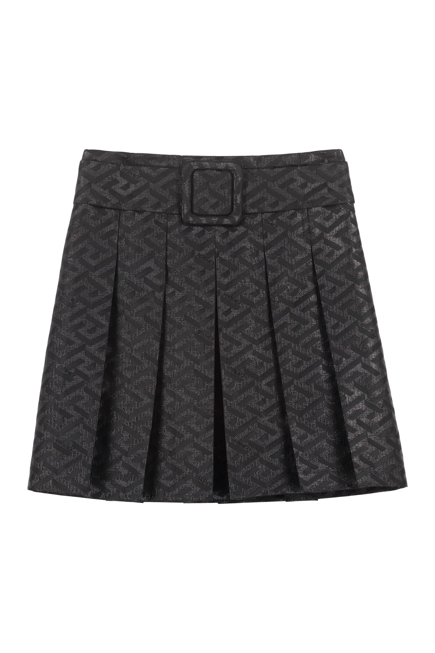 Young Versace Pleated Mini Skirt