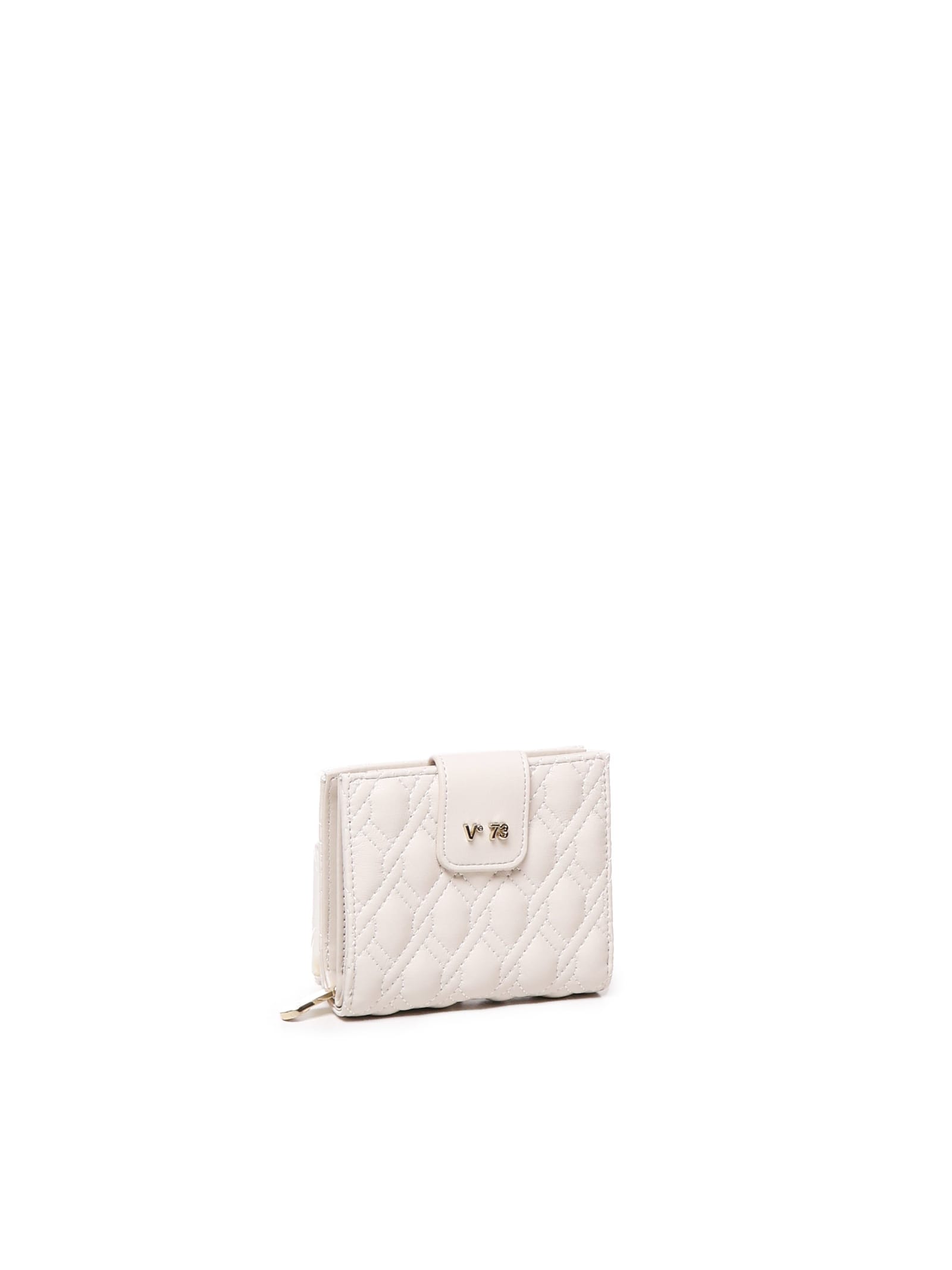 V73 Margaret Wallet In Ecoleather In White