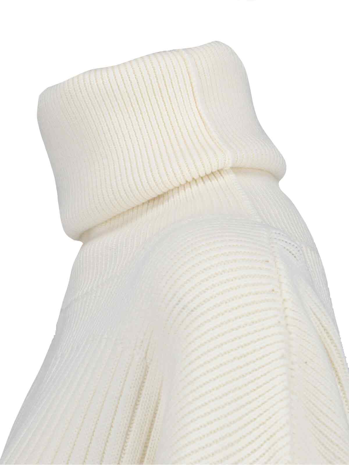 Moncler Genius Maglione A Collo Alto In Collaborazione Con Willow Smith In Neutral