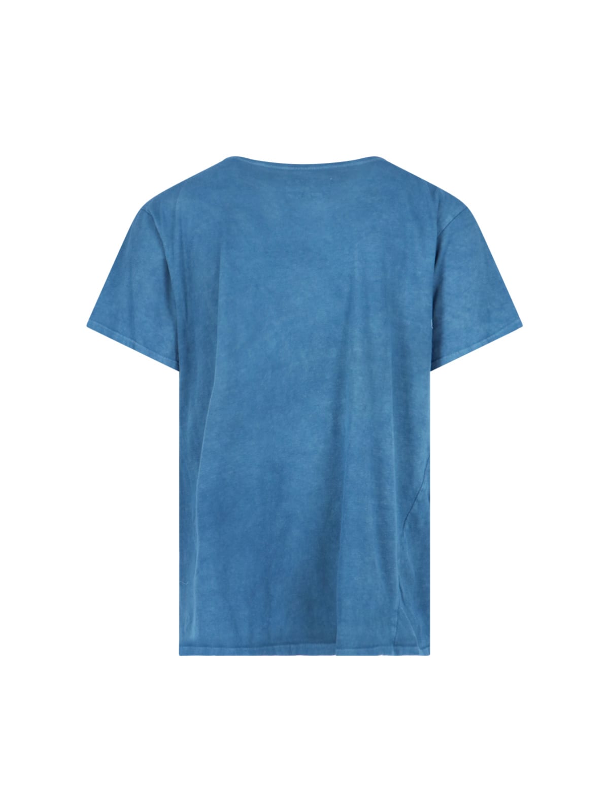 Shop Greg Lauren Gl Print T-shirt In Light Blue