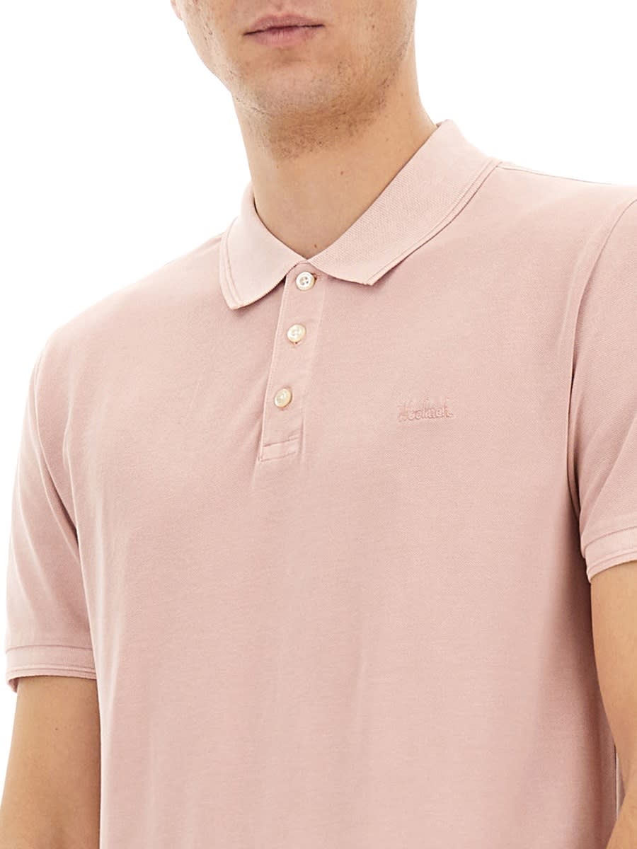 Woolrich Shirt Cotton With Pockets And Collar In Multi