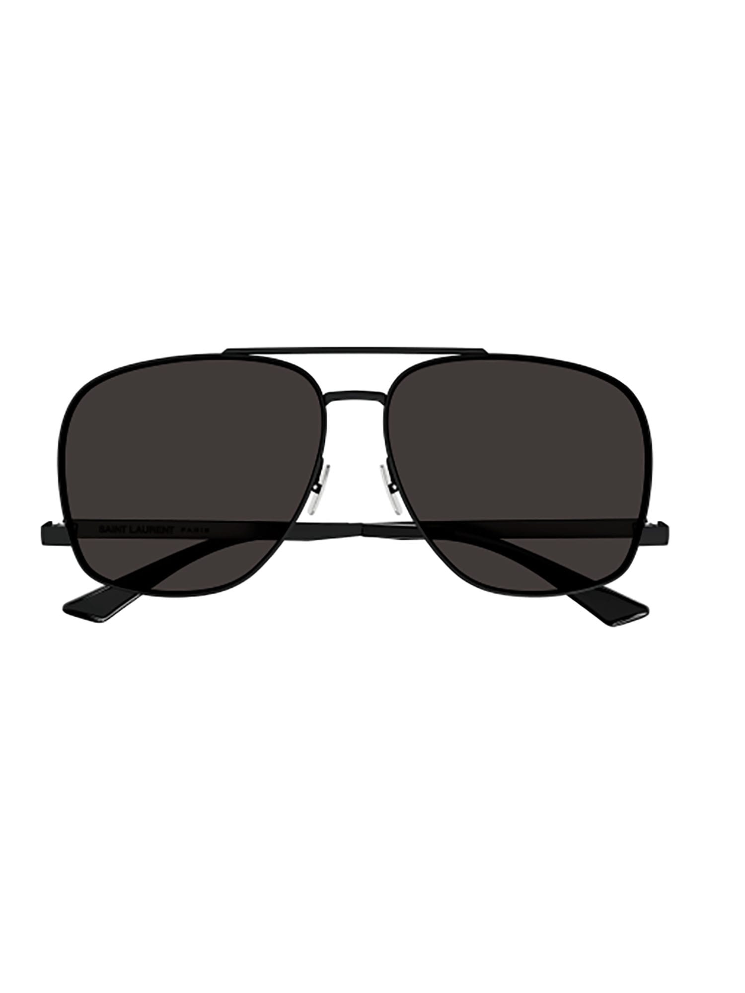Saint Laurent Sl 653 Leon Sunglasses In Black Black Black