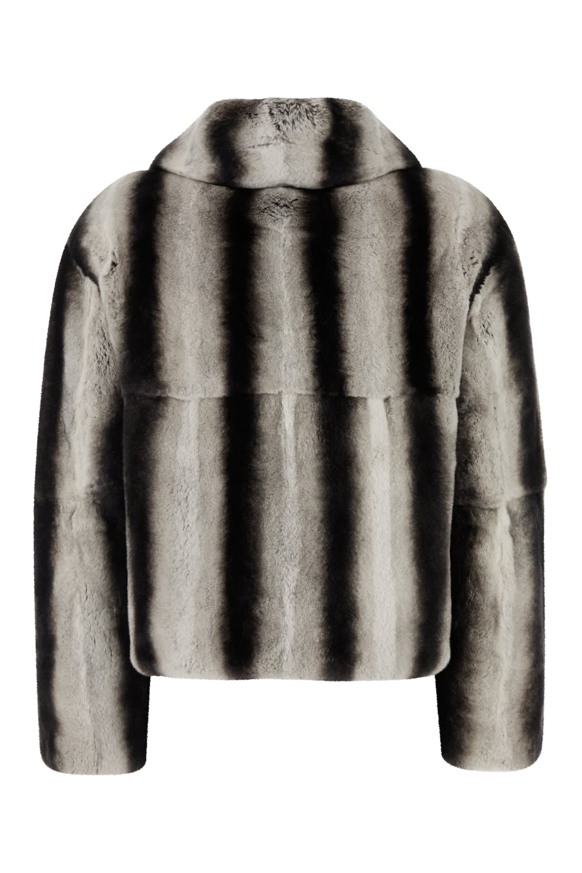 Yves Salomon Veste 55cm In Multi