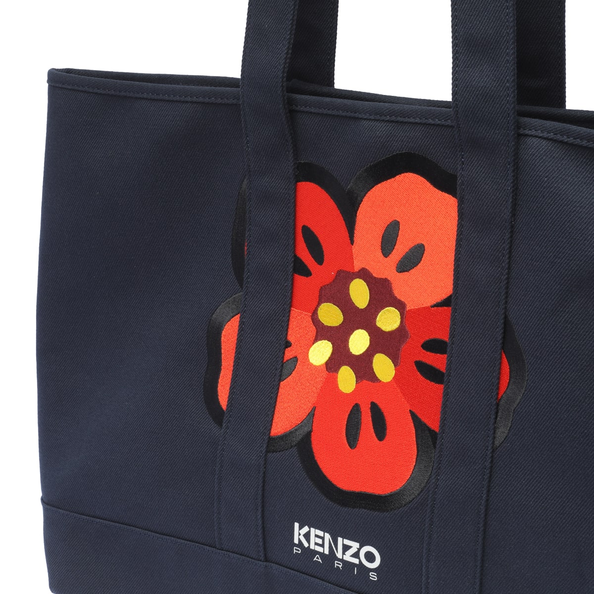 Shop Kenzo Large Boke Flower Tote Bag In Blue