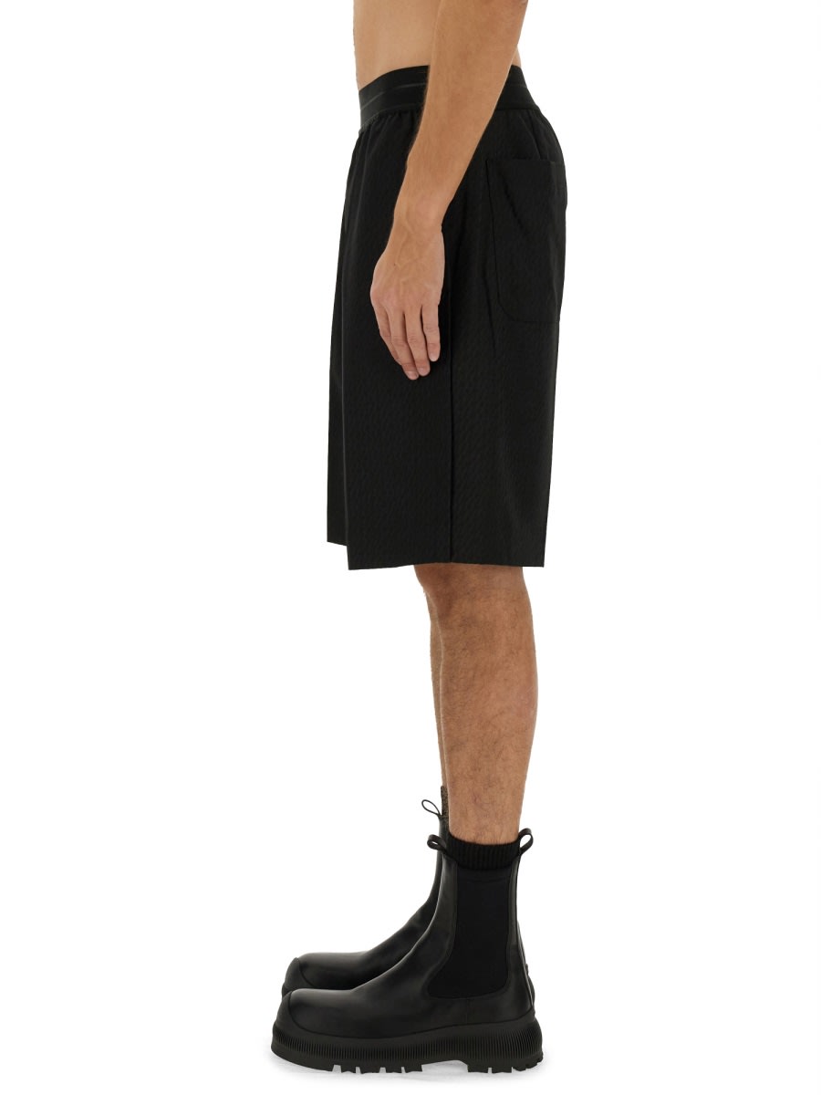 Helmut Lang Short Car Tailored In Black