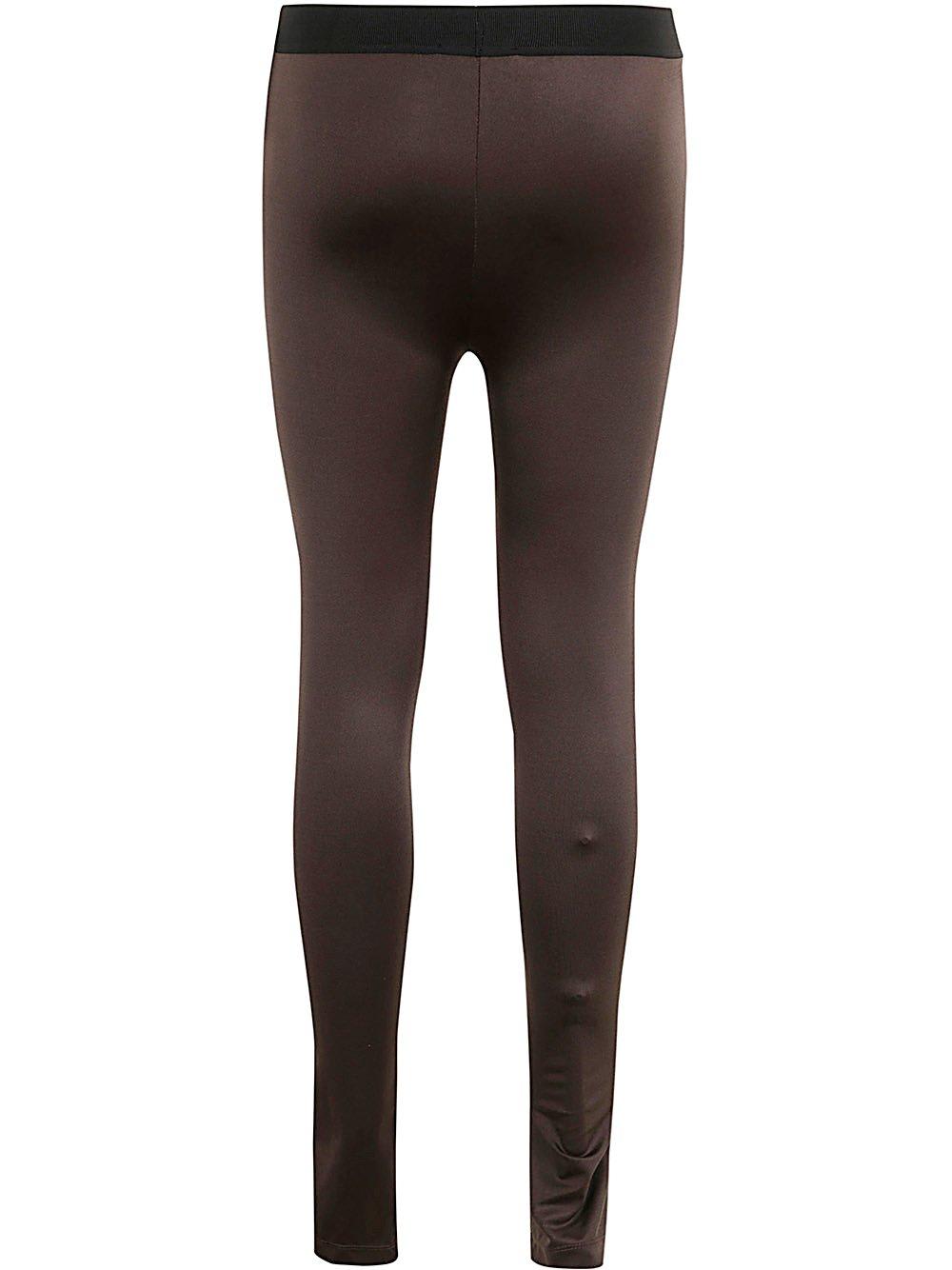 Tom Ford Lustrous Jersey Signature Leggings In Darkest Brown