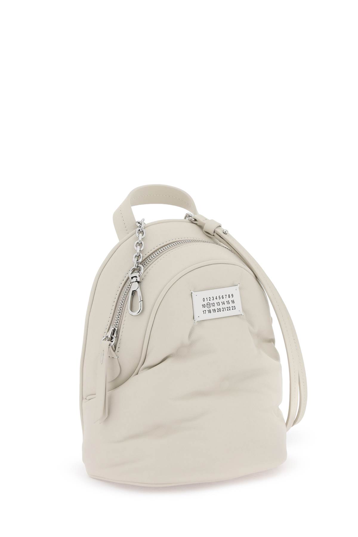 Shop Maison Margiela Glam Slam Crossbody Backpack In Greige