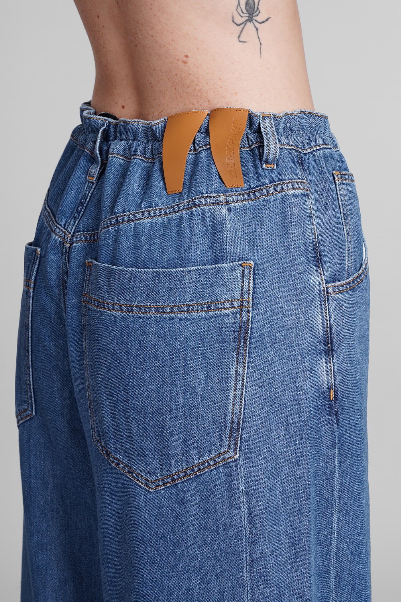 Shop Darkpark Iris Jeans In Blue Cotton