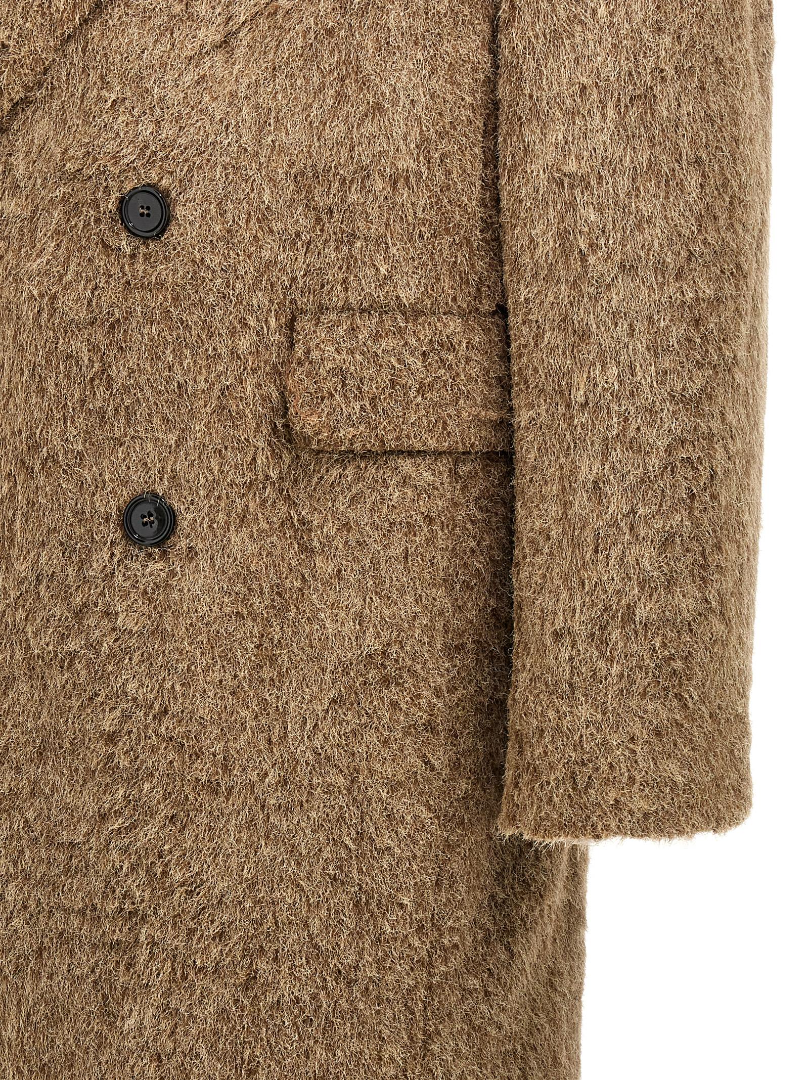 Shop Séfr Larry Coat In Beige