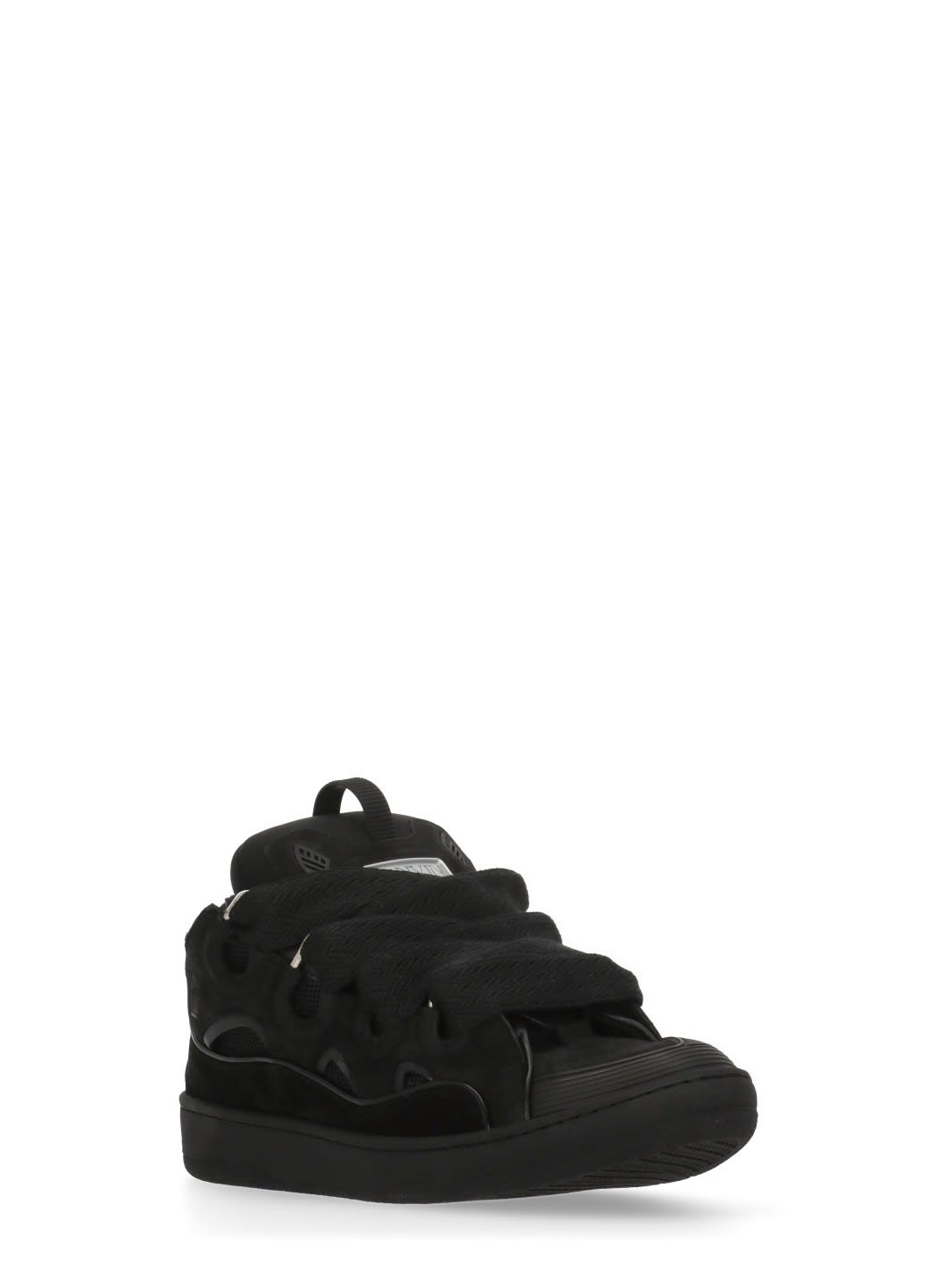 Lanvin Curb Sneakers In Black