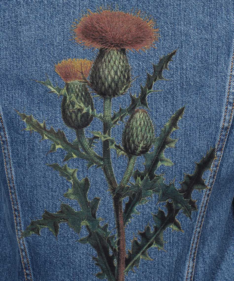 Lanvin Rabbit-patch Denim Jacket In Blue