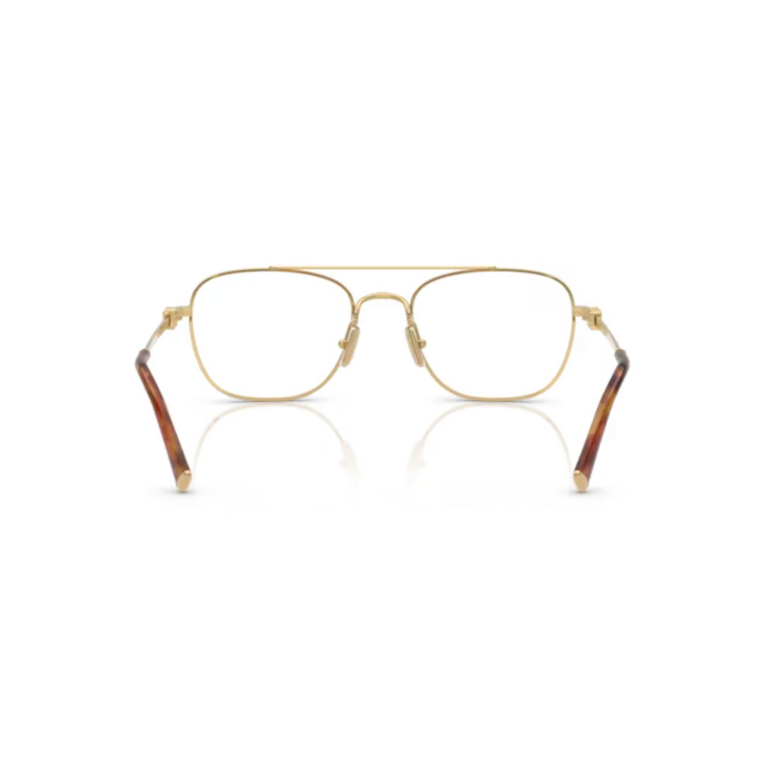 Miu Miu Womens Mu 51wv Square-frame Metal Optical Glasses Gold In Gold