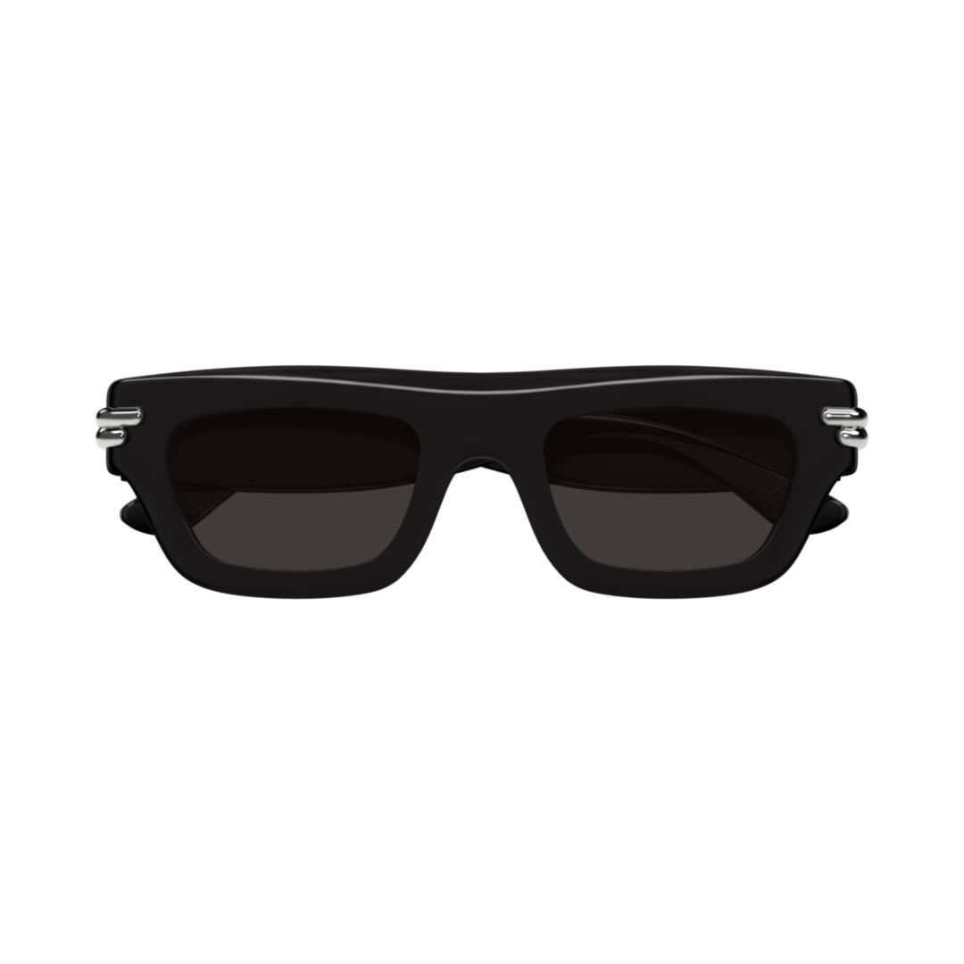 Bottega Veneta Bv1321s-001 Black-black-grey In Black-black-grey