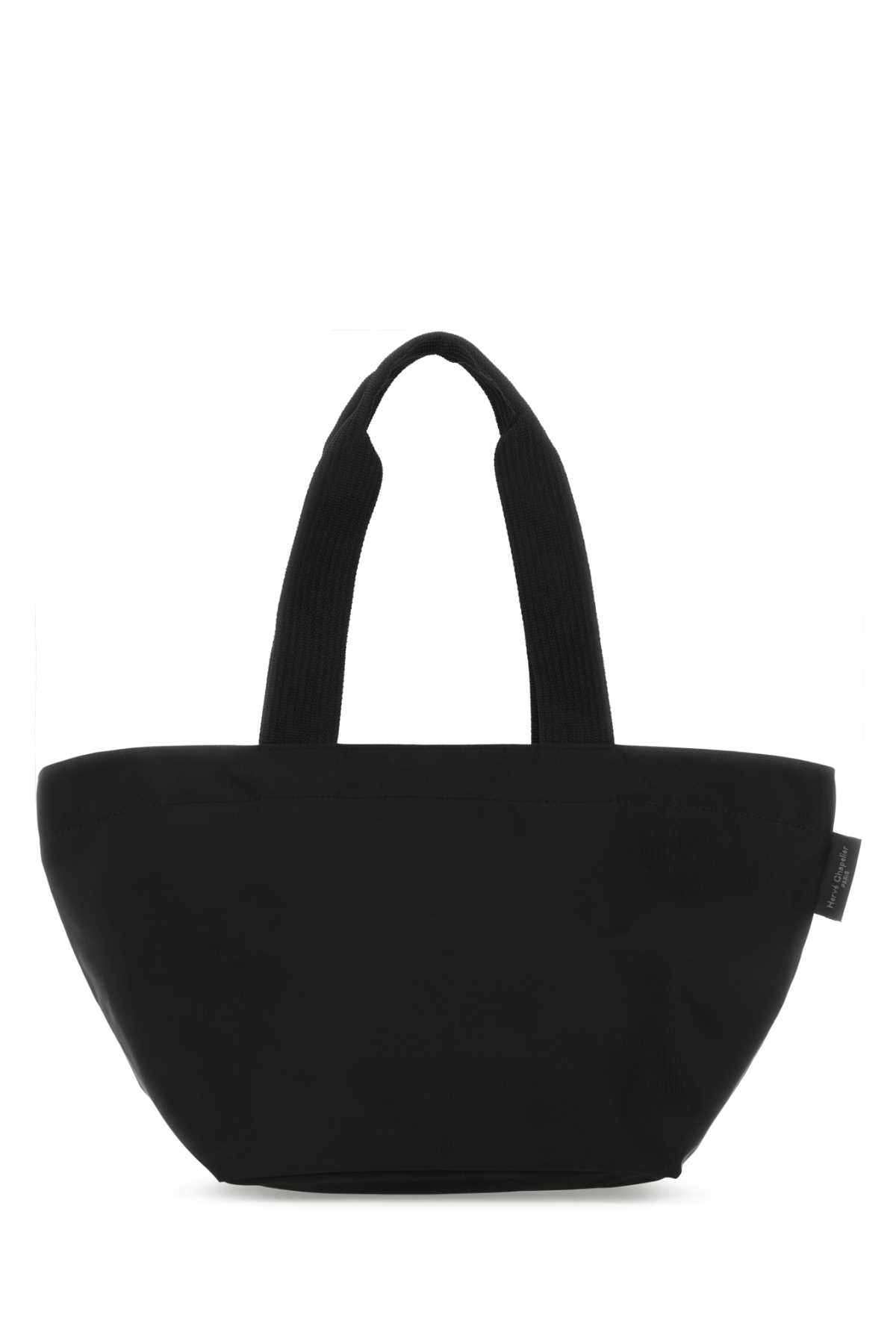 Shop Herve Chapelier Black Nylon 1028n Handbag In 0909